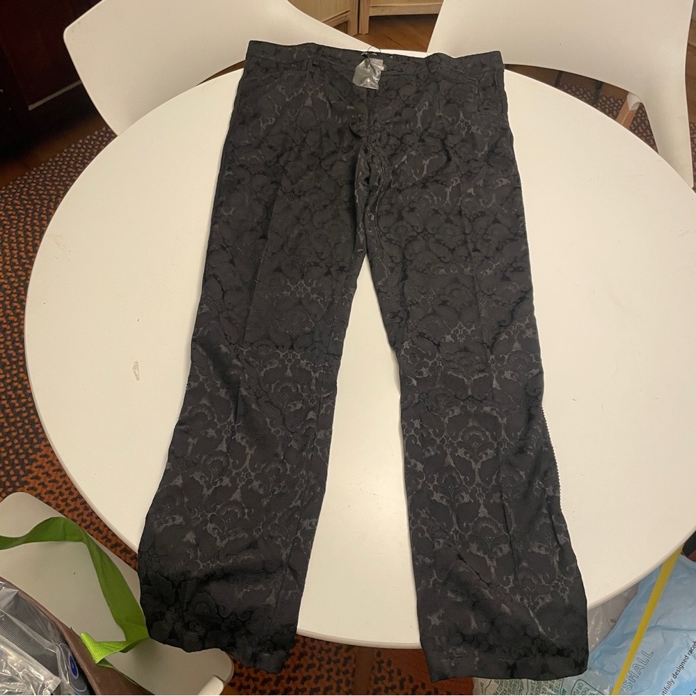 NWT Darc Chic Black Black Goth Formal Pants XL
